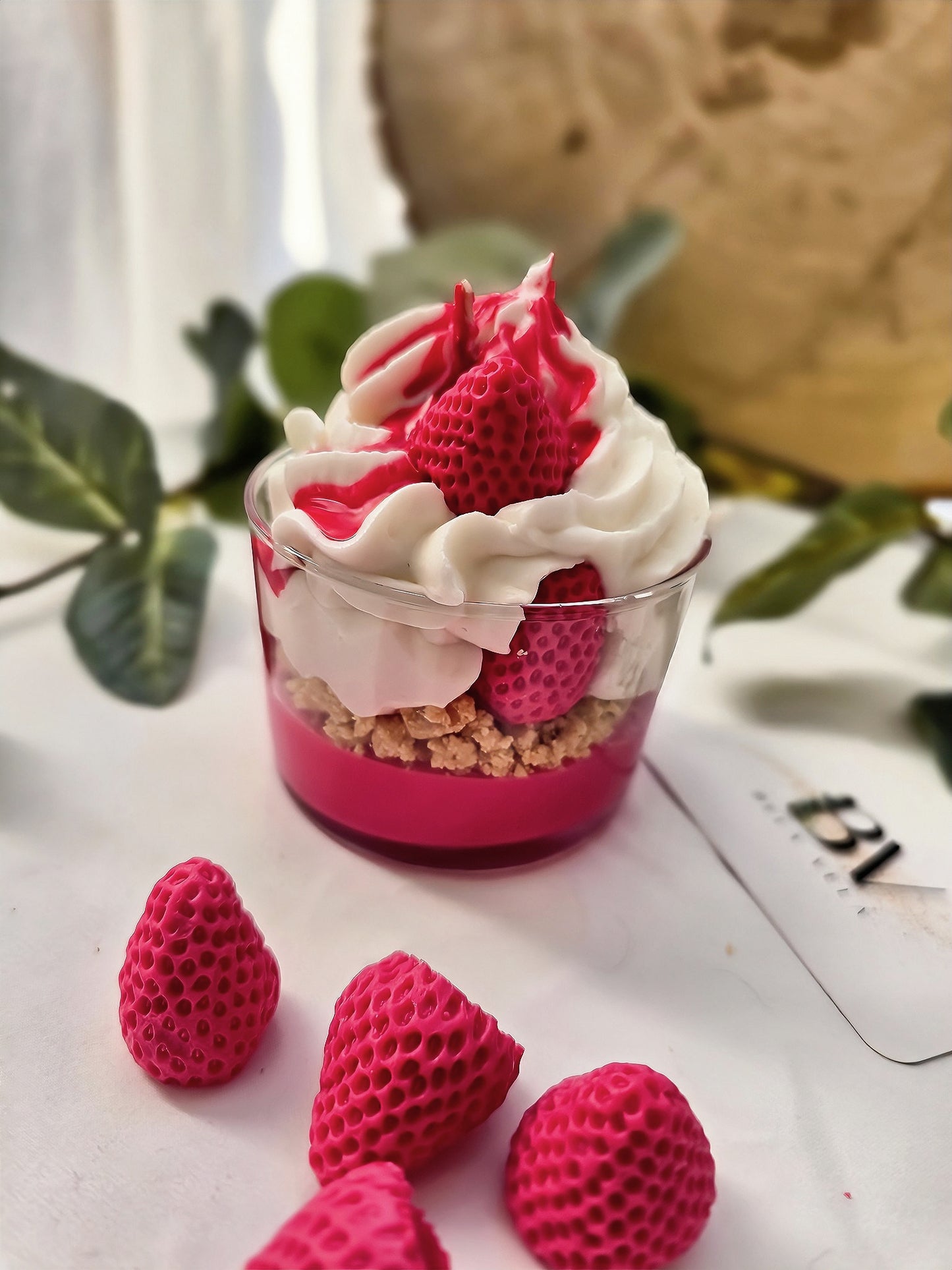 Bougie Gourmande - Fraises des bois