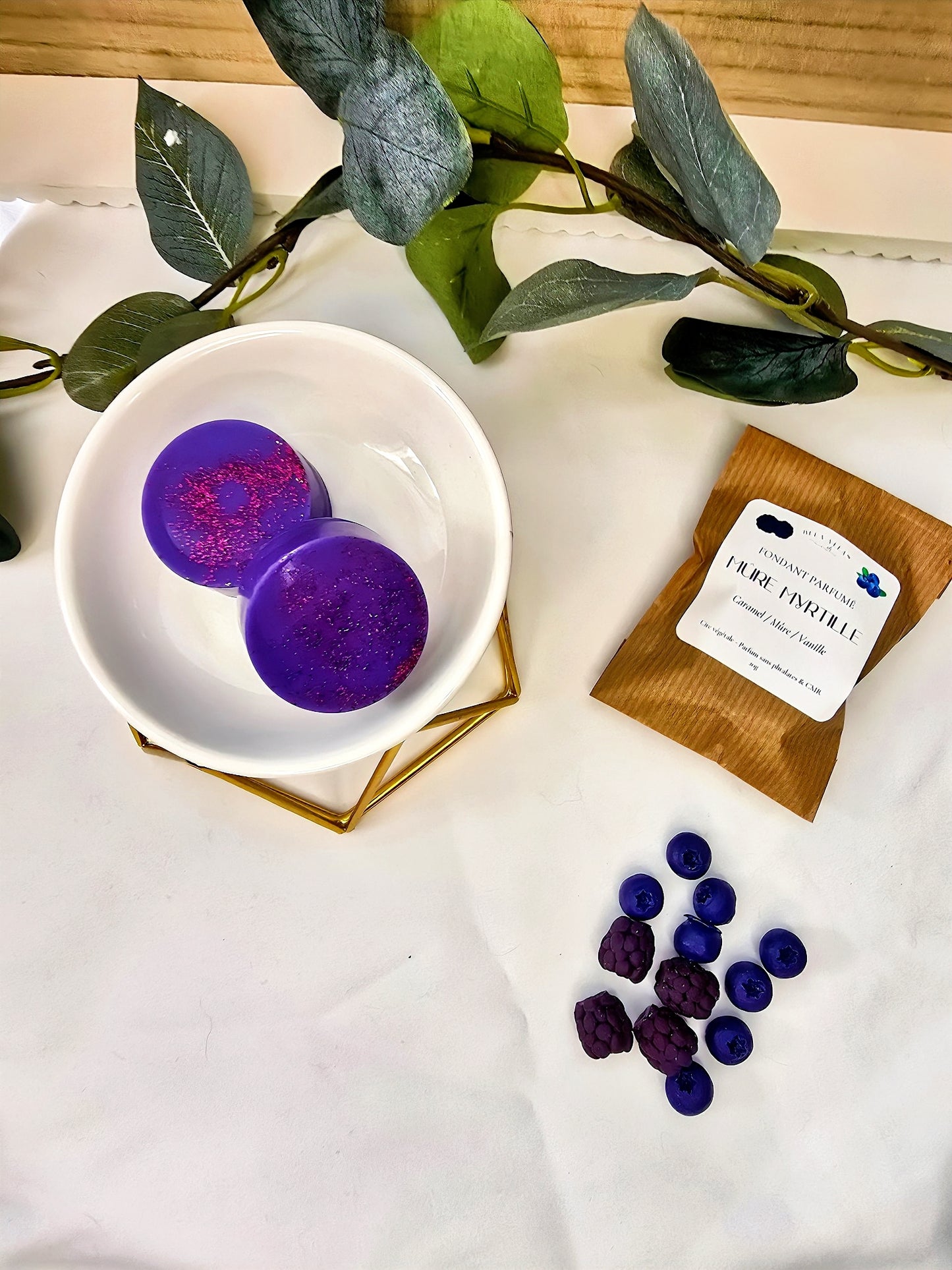Fondant parfumé - Mûre-myrtille