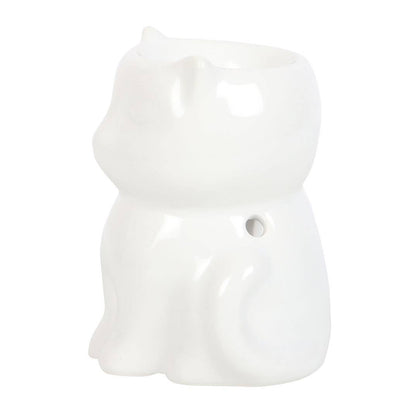Brûle-parfum Chat Blanc