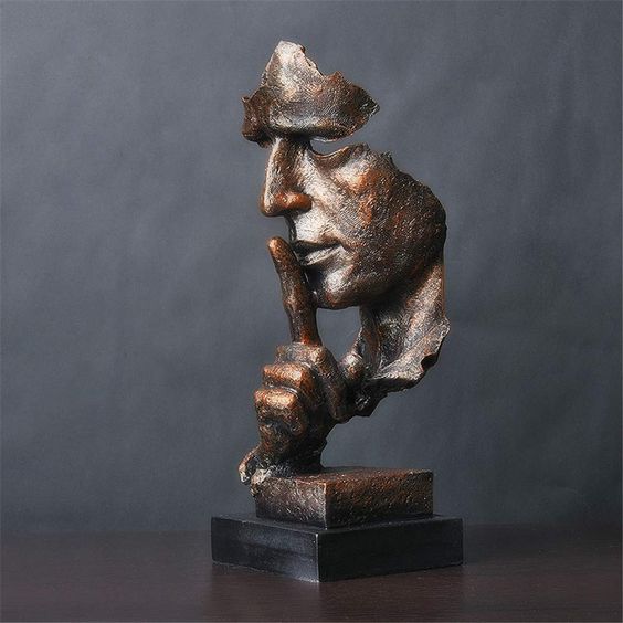 Sculpture Serenity – Sculpture Abstraite pour une Réflexion Paisible dans votre Intérieur