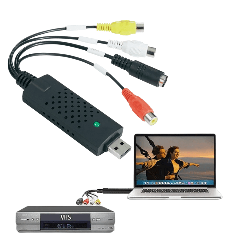 Lecteur de Vidéo Cassette Rétro avec Fonction de Numérisation