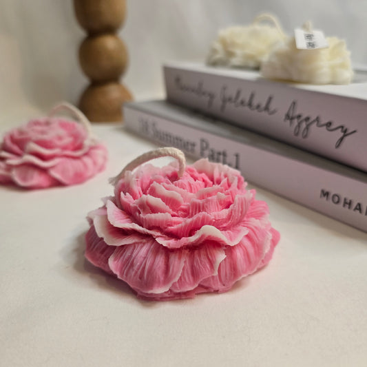 Flower candle - peony