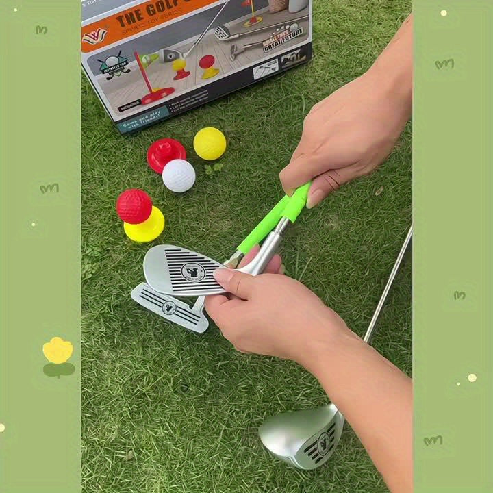 Ensemble de Golf pour Enfants - Clubs Réglables et Cibles pour un Plaisir de Jeu Inépuisable