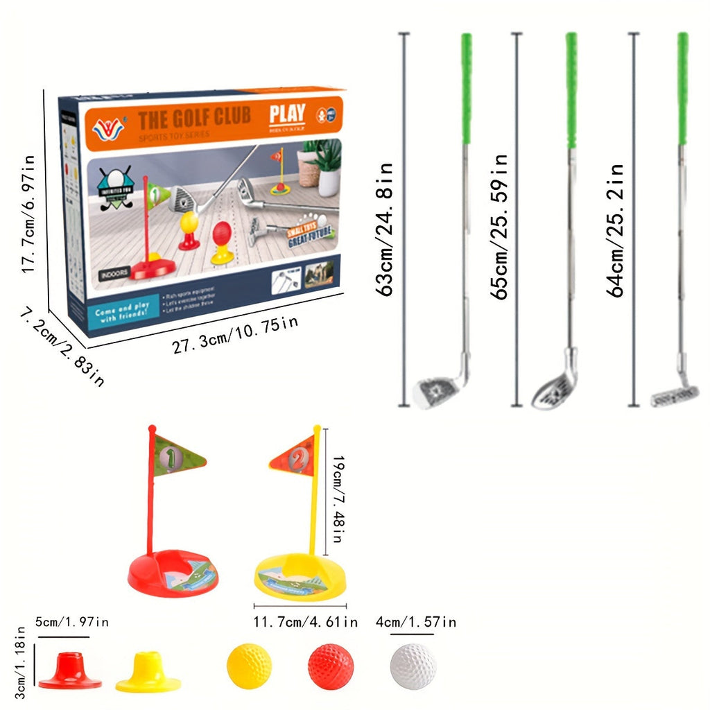 Ensemble de Golf pour Enfants - Clubs Réglables et Cibles pour un Plaisir de Jeu Inépuisable
