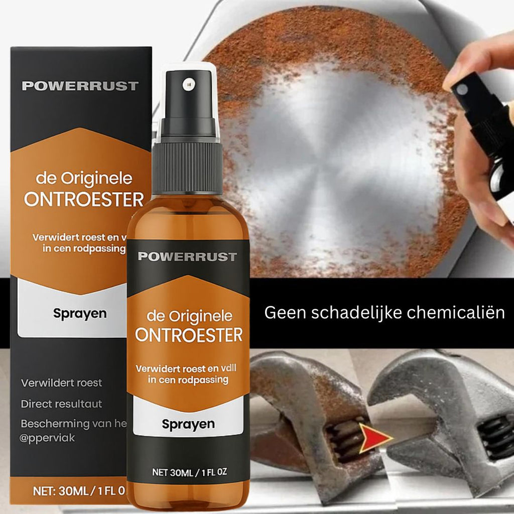 PowerRust Dérouillant - élimine même la rouille tenace en quelques secondes
