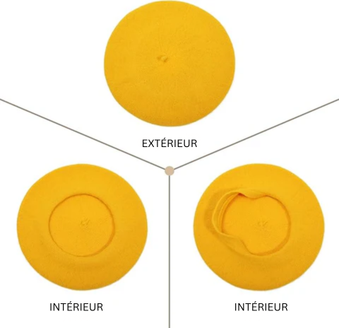 Béret en Laine Français Classique – Evelyne