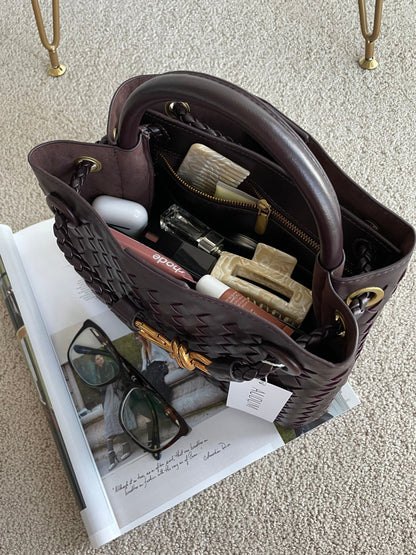 Sac à main tissé Petit – Sac tressé compact et élégant