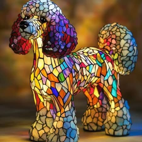 COMPANIONLIGHT – Lampe de nuit LED artistique avec des races de chiens pour la décoration intérieure