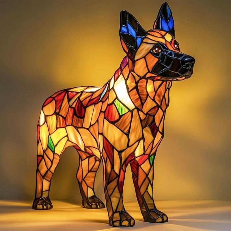 COMPANIONLIGHT – Lampe de nuit LED artistique avec des races de chiens pour la décoration intérieure