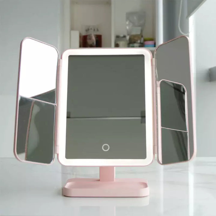 Miroir de Maquillage LED avec Éclairage Triples - Clara