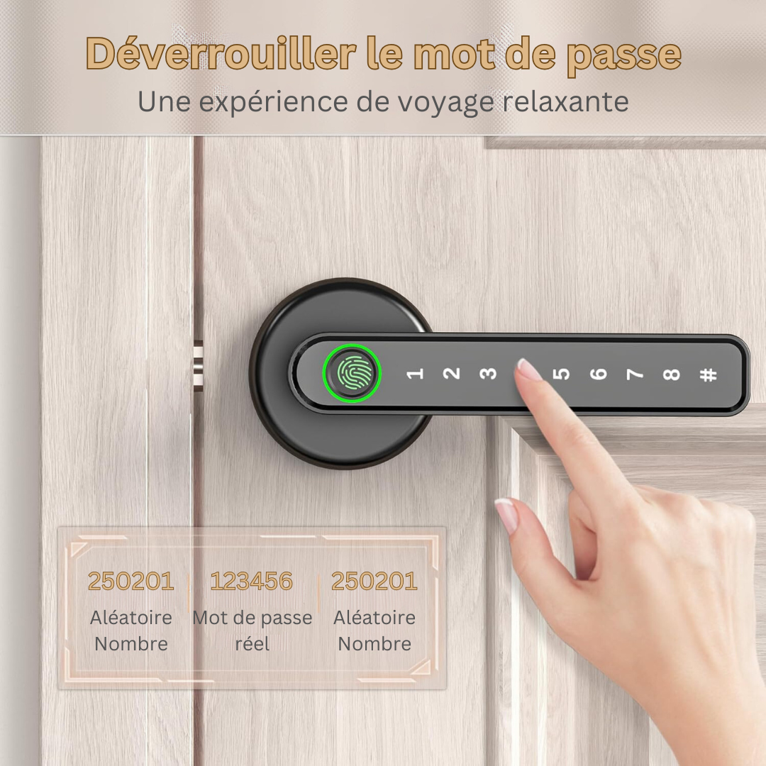 SecureLock | Une sécurité de porte inégalée d'un seul geste