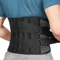 Ceinture de soutien dorsal OrthoFlexa | Soutien lombaire 360° avec Aluminium à mémoire et ressorts en acier | Respirant & Invisible sous les vêtements