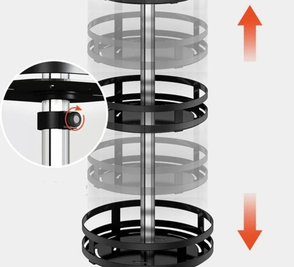 Étagère de rangement rotative - TwistRack 360°