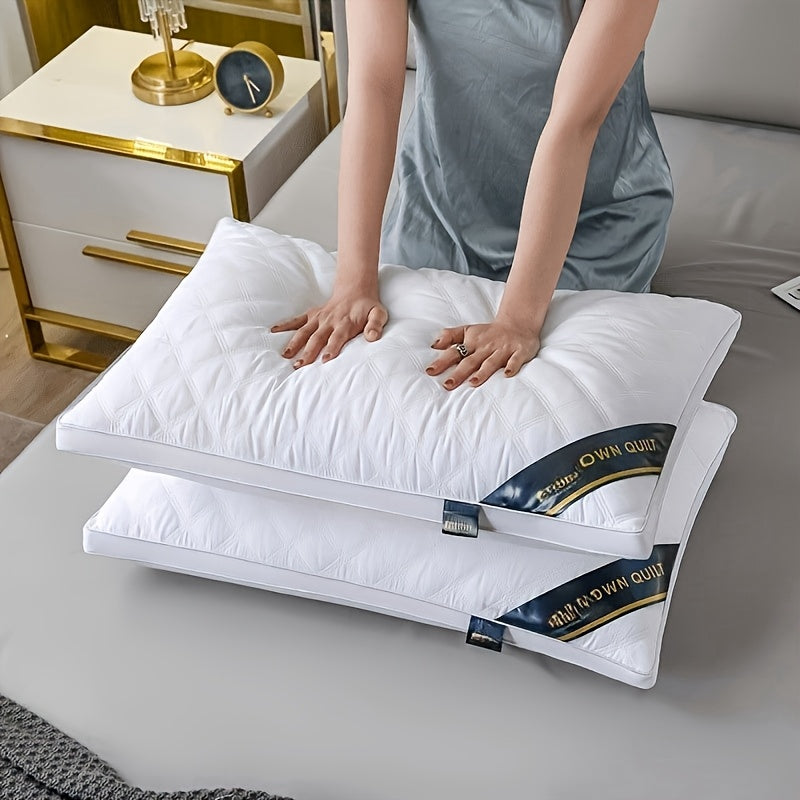 Ensemble de Confort de Sommeil - 2 Oreillers Hypoallergéniques 3D pour un Sommeil de Qualité Hôtelière