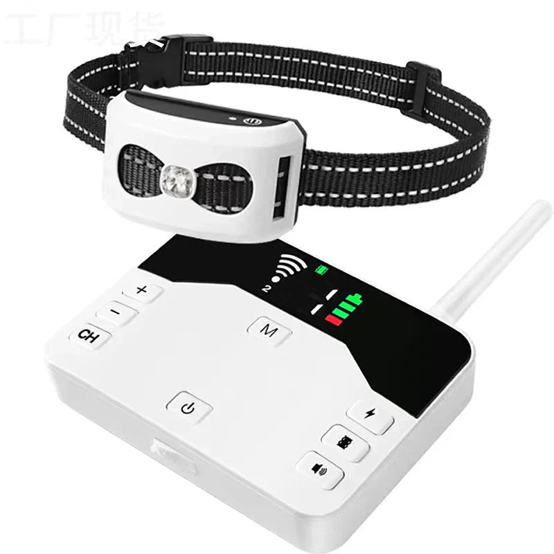 Clôture Sans Fil & Collier de Dressage 2-en-1 - Étanche & Rechargeable