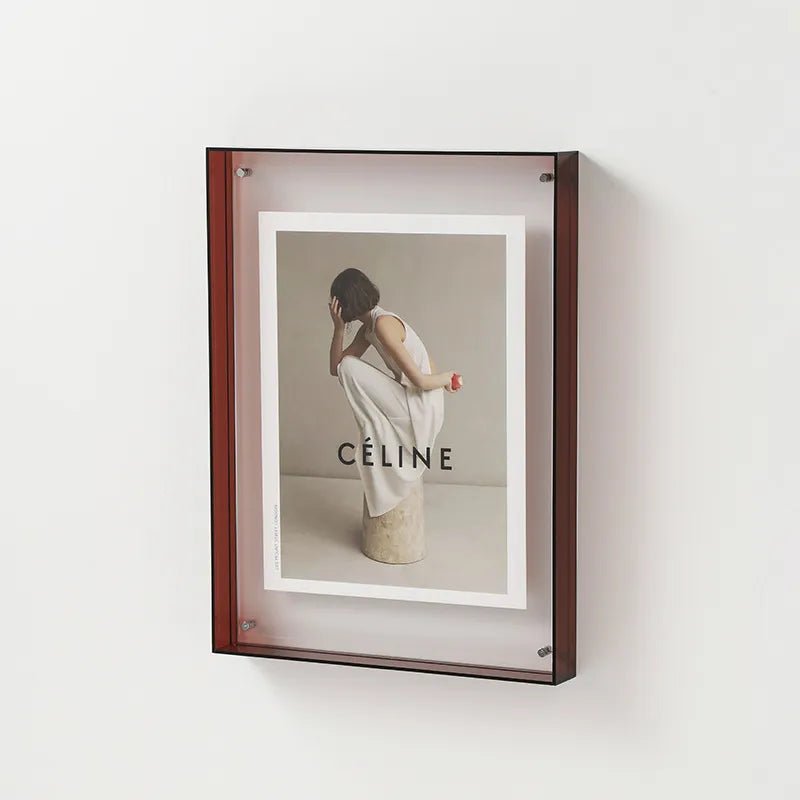 Cadre Photo Transparent Coloré – FramePop