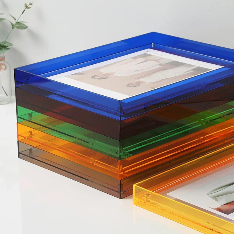 Cadre Photo Transparent Coloré – FramePop