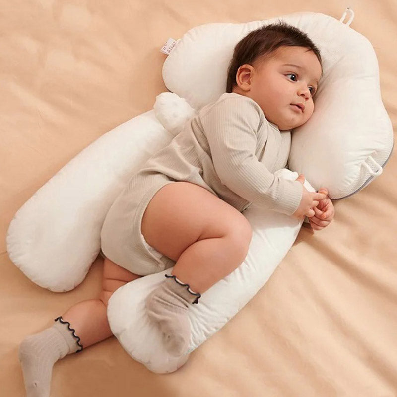 Coussin de Sommeil Ergonomique pour Bébé – Sûr, Confortable et Ajustable pour Nouveau-nés (0-12 Mois)
