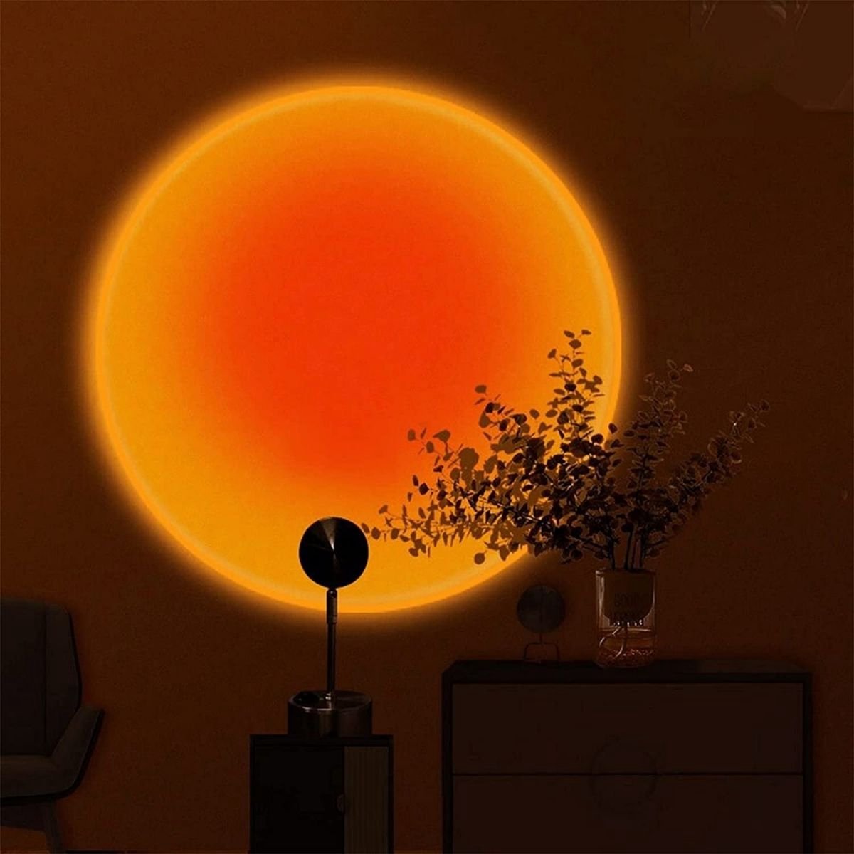 Ambiance coucher de soleil Tafellamp | Eclairage LED chaleureux pour une pièce d'ambiance