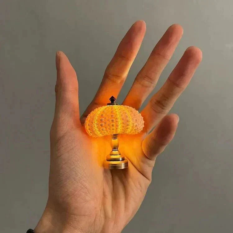 Lampe de table oursin miniature | Lampe d'ambiance créative pour les petites pièces et la décoration de jouets
