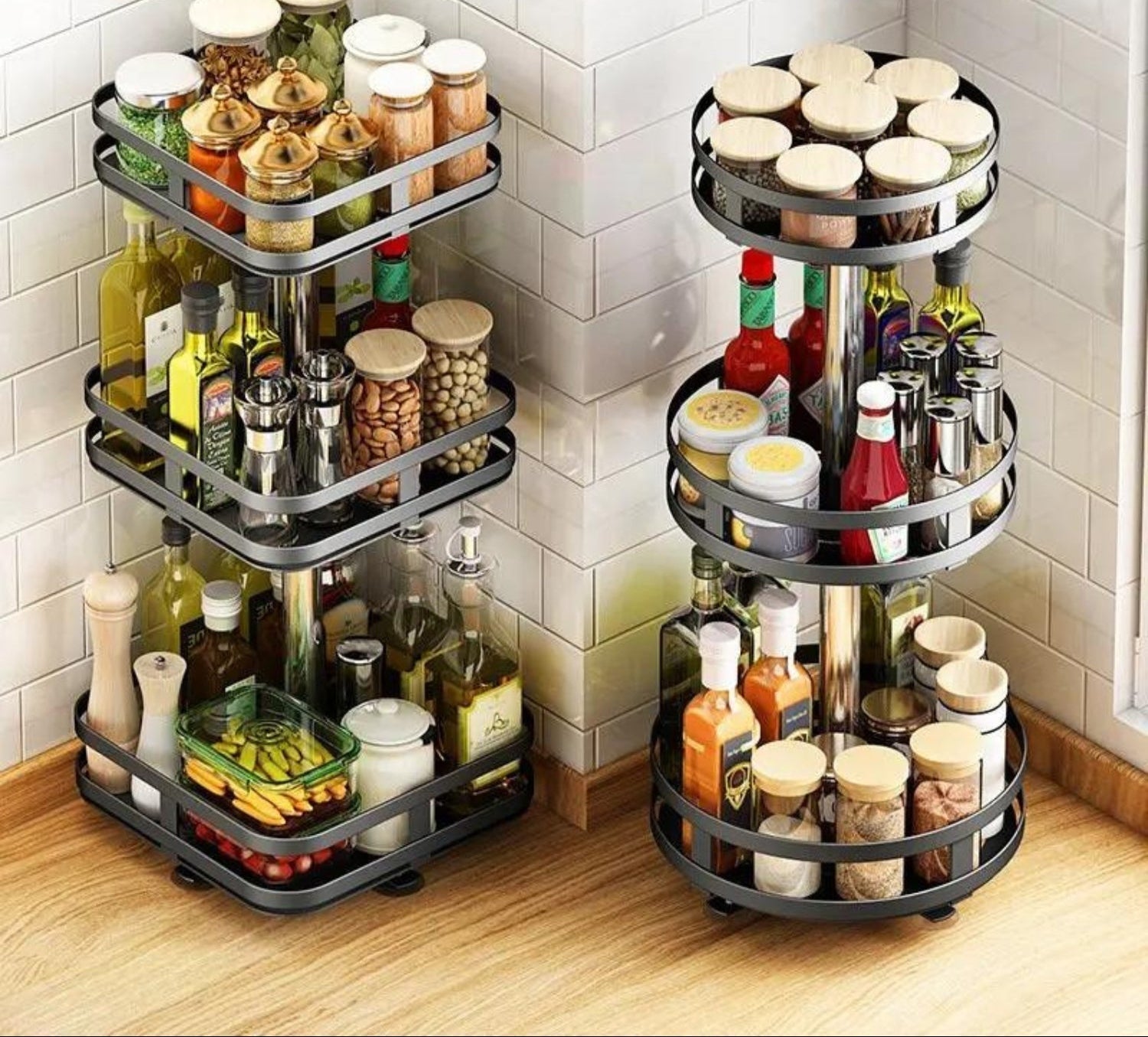 Étagère de rangement rotative - TwistRack 360°