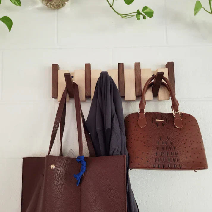 Porte-manteau | Design en forme de piano | Bois de haute qualité