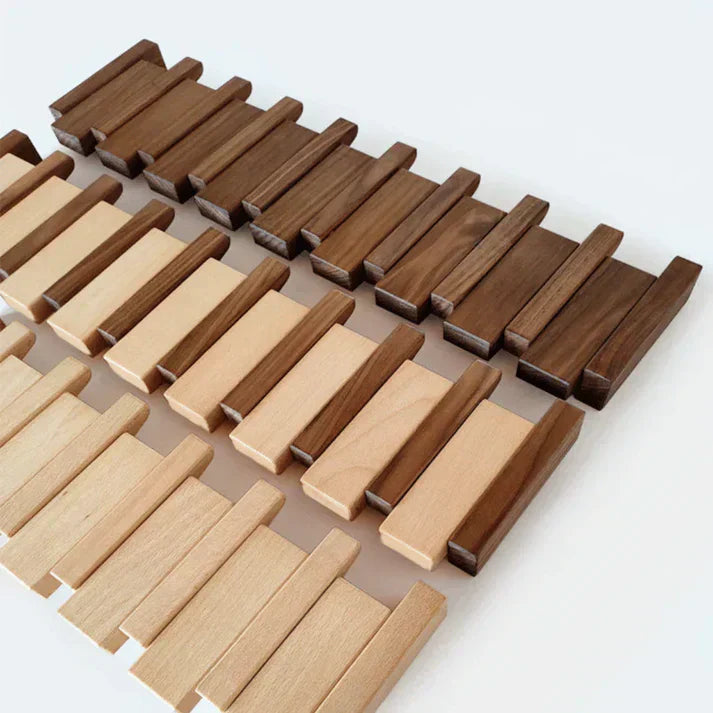 Porte-manteau | Design en forme de piano | Bois de haute qualité