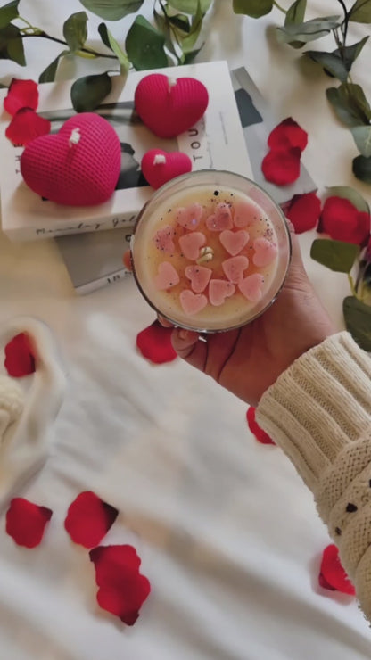 Bougie Pomme d'amour - Saint Valentin