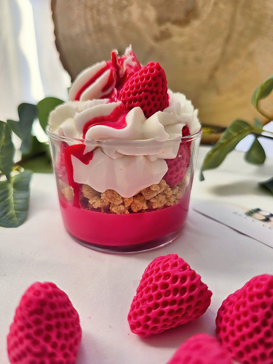 Bougie Gourmande - Fraises des bois