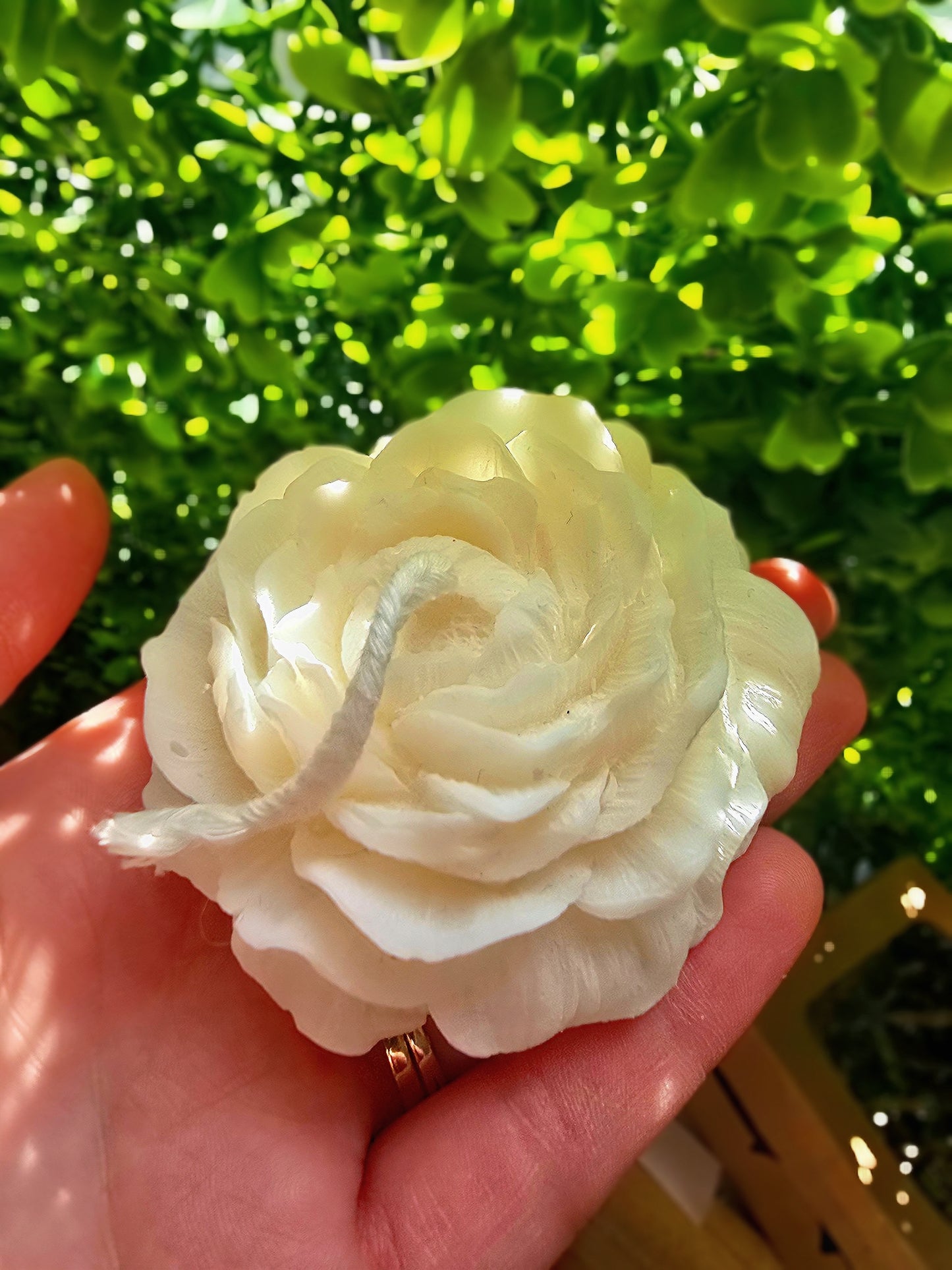 Flower candle - peony