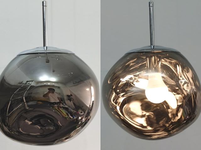 Kroonluchter met Gloeilampen |  Opvallend lava-ontwerp met warme LED-verlichting voor comfortabele, elegante decoratie.